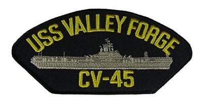 USS VALLEY FORGE CV-45 PATCH USN NAVY SHIP ESSEX CLASS AIRCRAFT CARRIER ...