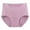 Pink, variant on Women's Cotton Underwear High Waisted Solid Color Full Coverage Ladies Panties