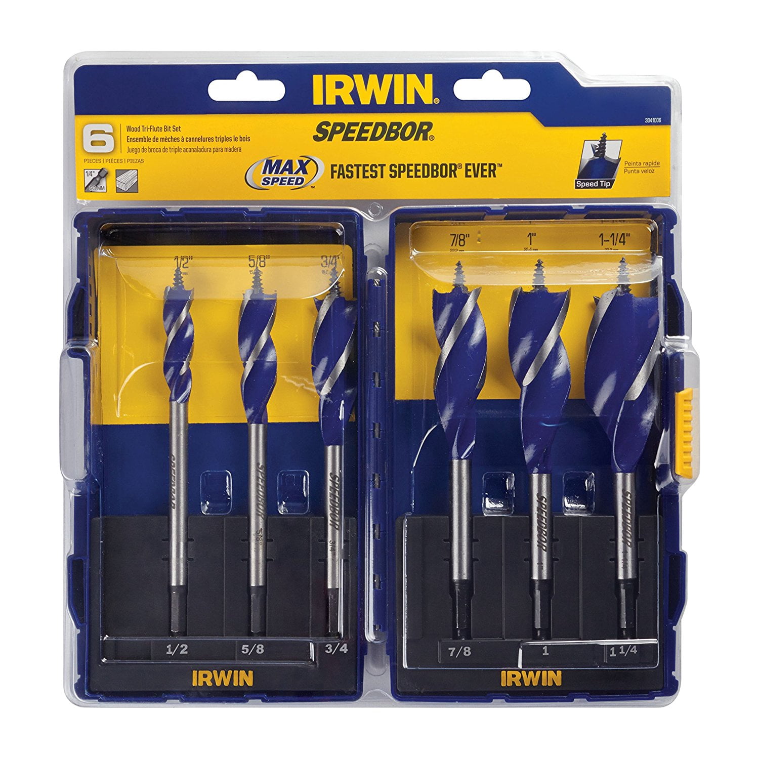 IRWIN SPEEDBOR Max Speed Auger Wood 