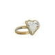 thumbnail image 1 of Anillo para Mujer con Cristal Fino Swarovski en forma de Corazon- Bañado en Oro Rosa 14k– Anillo Elegante y Brillante-Aretes de Mujer de Moda, Joyería para Mujer de Moda– Regalo especial Ortiz Espinosa Temporada, 1 of 2