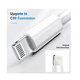 thumbnail image 4 of Cable De Cargador Usb Para iPhone 11 12 13 14 Se iPad Belug Blanco, 4 of 5