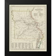 thumbnail image 2 of Meyer 15x18 Black Modern Framed Museum Art Print Titled - Missouri - Meyer 1845, 2 of 5