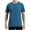 Blue, variant on Yuzhih Short Sleeve Shirts for Men Big and Talls Quick Dry Breathable T-Shirts Basic Solid Workout Athletic Tees