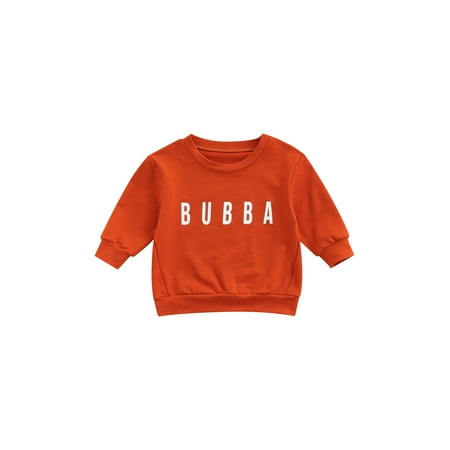 

Toddler Baby Letter Pattern Pullovers Long Sleeve Round Neck Relaxed Fit Sweatshirts 1-6 Years