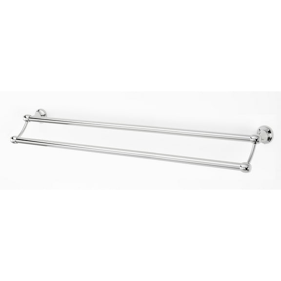 Alno Royale Series 30" Double Towel Bar - Polished Chrome