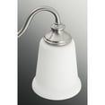 thumbnail image 5 of Wander Collection Two-Light Brushed Nickel Etched Opal Glass Farmhouse Bath Vanity Light, 5 of 5