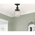 thumbnail image 4 of Innovations Lighting  Ballston Urban Bell - 1 Light 5" Semi-Flush Mount Deco Swirl/Oil Rubbed Bronze, 4 of 5