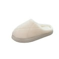 thumbnail image 5 of Bovxnpu Women's Warm Fuzzy Slippers Winter House Shoes, Women's Casual Winter Furry Strap Home Friendly Flat Slippers Comfy Soft Lightweight Indoor House Shoes, 5 of 6