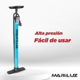 thumbnail image 2 of Bomba aire bicicleta valvula FRAN AME azul azul, 2 of 7