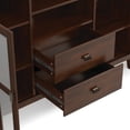 thumbnail image 6 of Simpli Home Artisan 53 inch Wide Solid Wood Tall TV Stand in Russet Brown For TVs up to 60 inches, 6 of 12