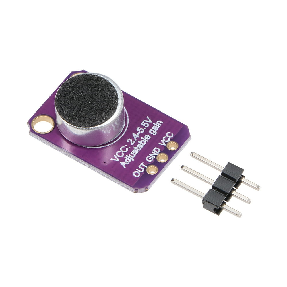 Electret Microphone Amplifier Module Board w Adjustable Gain for ...