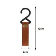 thumbnail image 4 of Gancho de cuero multifuncional para acampar al aire libre | Gancho para tiendas de campaña, mochilas y estantes | Material de cuero portátil y duradero | Agarre seguro para senderismo y picnics |, 4 of 7