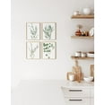 thumbnail image 5 of Haus and Hues Botanical Plant Wall Art Prints - Set of 4 Plant Wall Decor Prints, Floral Kitchen Plant Pictures, Flower Leaves Wall Art, Boho Leaf Eucalyptus Wall Decor (UNFRAMED) (8x10), 5 of 6