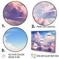 thumbnail image 3 of Designart "Adorable Scenic Clouds I" Clouds Floater Framed Wall Decor, 3 of 5