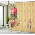 thumbnail image 5 of Ambesonne Vintage Shower Curtain, Romantic Country Roses, 69"Wx75"L, Sand Brown Pale Pink, 5 of 5