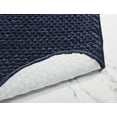 thumbnail image 6 of Better Trends 20" x 32" Bathroom Rugs Poly-Cotton Soft Water Absorbent Non Slip Bath Mat Machine Washable Rug (Navy) Alma Collection, 6 of 6