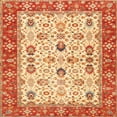 thumbnail image 1 of Ahgly Company Indoor Square Traditional Red Oriental Area Rugs, 8' Square, 1 of 6