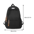 thumbnail image 2 of Nylon Fashion Backpack Casual Candy Color Solid Color Shopper Bag (Green), 2 of 7
