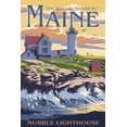 thumbnail image 4 of York, Maine, Nubble Lighthouse, The Way Life Should Be (1000 Piece Puzzle, Size 19x27, Challenging Jigsaw Puzzle for Adults and Family, Made in USA), 4 of 4