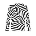 thumbnail image 4 of Qingpeng Men's Leopard Print T Shirt Party Cheetah Pattern Slim Fit Long Sleeves Top, 4 of 5