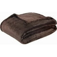 thumbnail image 6 of SEDONA HOUSE Flannel Fleece Blanket, Queen Size 90 x 90 Inches, Brown, 6 of 8