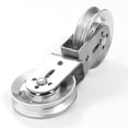 thumbnail image 3 of 360° Rotation Dual Pulleys for Cable Machines Bearing Pull Down Attachment Aluminum Alloy, 3 of 8