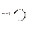thumbnail image 5 of Ganchos de ojo de tornillo Uxcell de 2.1" con tornillos autoperforantes, colgador atornillable plateado, paquete de 30, 5 of 5