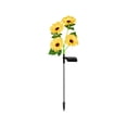 thumbnail image 2 of Cevemin Solar Powered Daisy Garden Stake Lights Outdoor Waterproof Landscape Pathway Lawn Lamp Courtyard Patio Decorative Atmosphere Night Light, 2 of 6