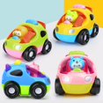 thumbnail image 2 of Enfants Dessin Animé Bébé Voiture Ensemble Modèle Drop Résistant Jouet Inertiel Véhicule Coulissant, 2 of 4