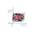 thumbnail image 2 of Reflection Beads Sterling Silver Reflections Enameled United Kingdom Flag Bead, 2 of 2