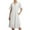 White, variant on Womens Plus $15 & Under!Summer Plus Size Dresses for Womens 2024 Fashion Solid Color Lace Midi Dress Short Sleeve V-neck Mid-calf Dress
