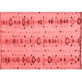 thumbnail image 1 of Ahgly Company Indoor Rectangle Abstract Red Modern Area Rugs, 3' x 5', 1 of 4