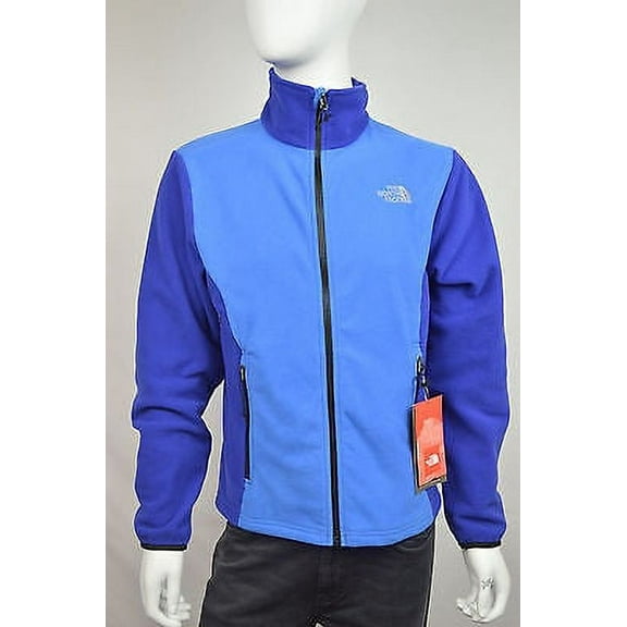 New 7198 THE NORTH FACE NWT MENS JAKE BLUE TIBESTI FULL ZIP FLEECE JACKET SIZE S