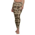 thumbnail image 6 of Woodland Brown Camo Women's Casual Leggings - Camo Color Code 0053, 6 of 7