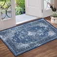 thumbnail image 3 of CAROMIO Small Rug for Living Room Washable Rug Vintage Rug Boho Distressed Area Rug Oriental Rug Large Floor Carpet for Bedroom Home Office, 2' x 3' Blue, 3 of 7