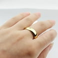 thumbnail image 3 of 6mm Stainless Steel Wedding Band Ring Women Men Ginger Lyne Collection, 3 of 5