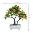 thumbnail image 4 of NICEXMAS Artificial Peach Tree Plant Decoration, Realistic Fake Tree for Home, Office, Party, 1 Piece, 4 of 8