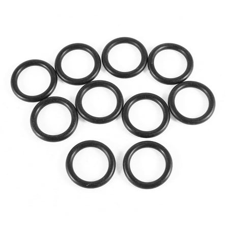Black Ring Air Unique Bargains Car 27 x 20 x 3.5mm Air Conditioning O Rings Seal HNBR Black 10 Pcs ()