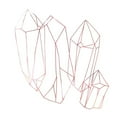 thumbnail image 3 of Vess, June Erica 15x15 Black Modern Framed Museum Art Print Titled - Contour Crystals II, 3 of 5