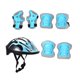 thumbnail image 3 of Casco de bicicleta para niños Juego de cascos con muñequera de , casco de patinaje portátil portátil cómodo y cómodo para deportes al aire, 3 of 8