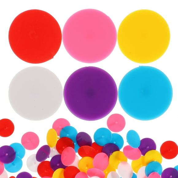 Miangastore 100Pcs Golfs Ball Markers Golfs Position Tool Small Plastic Golf Ball Marking Tools Portable Ball Markers