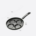 thumbnail image 2 of 4 Cup Omelette Pan Non-stick Frying Pan Egg Pancake Kitchen Cookware Cooking Tool, 2 of 8