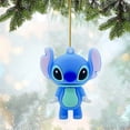 thumbnail image 4 of Figuras de acción de PVC de Lilo & Stitch de la serie de dibujos animados de Disney, aplicable a Navidad, colgante, adornos de coche, llavero, nuevo, 4 of 4
