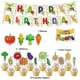 thumbnail image 2 of Vegetable Birthday Party Supplies Cute Vegetable Party Decorations Include HAPPY BIRTHDAY Banner Foil Balloons Cake Topper Cupcake Toppers, 2 of 4
