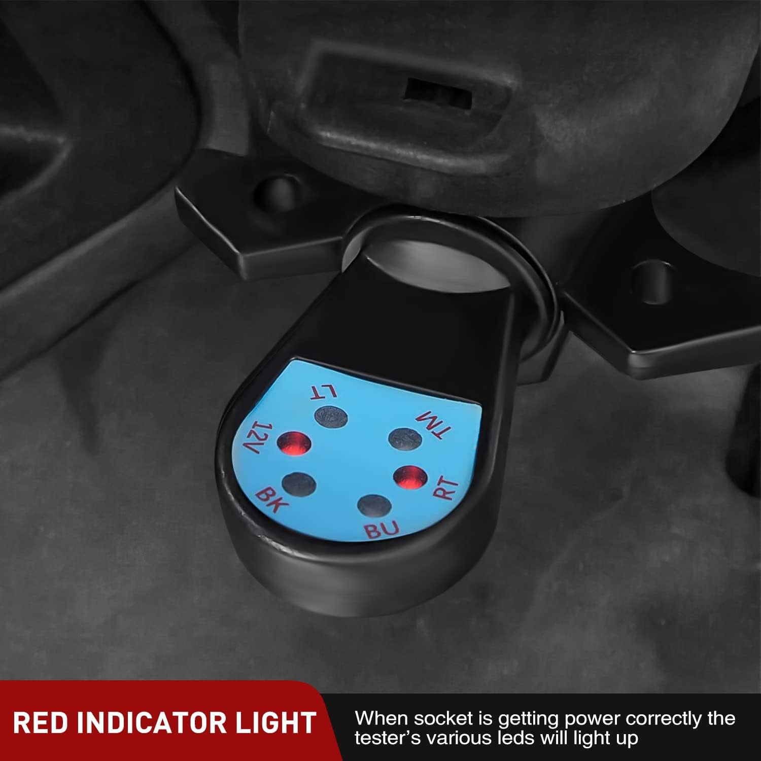 Nilight 12 V LED 7 Way Blade Trailer Connector Tester