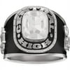 Personalized Men's Square Class Ring