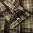 thumbnail image 6 of guisaled Mens Flannel Shirts Long Sleeve Button Down Hooded Shirts Casual Plaid Shirt Jackets Oversized Loose Fit Check Shirt with Pockets Valentines Day s, 6 of 9