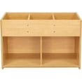 thumbnail image 2 of Tot Mate Children's Book and Toy Storage, Laminated Wood, Maple, 36"W x 14"D x 24"H Assembled, 2 of 6