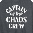 thumbnail image 3 of Instant Message - Captain Of The Chaos Crew - Women's Racerback Tank Top, 3 of 6