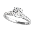 thumbnail image 2 of Aonejewelry 1.25 Ct. Halo Diamond Engagement Bridal Set Ring Crafted In 14k Solid White Gold, 2 of 4